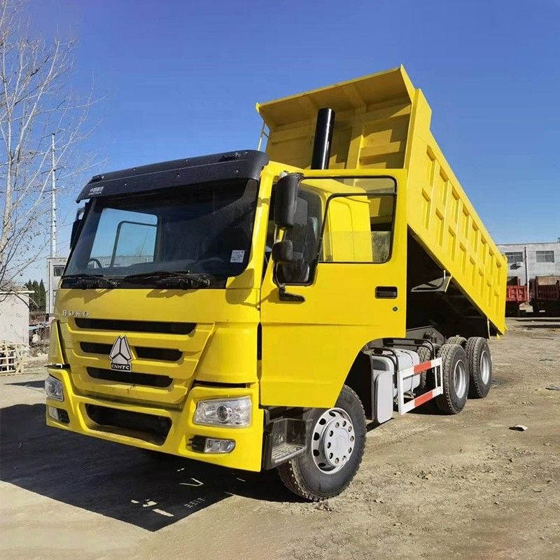 중량 트럭 시노트룩 호우 371HP 사용 된 덤프 트럭 6x4 호우 티퍼 덤프 트럭 아프리카
