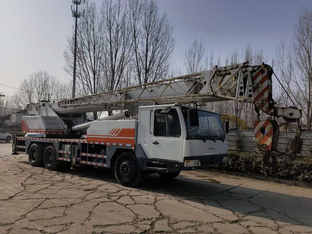 RY25V 39m 수압 팔 크레인 25 톤 사용 된 크레인 트럭 화이트 맥스. 올리는 부하 45TON