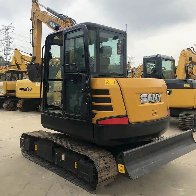 Sany 사용 된 발굴기 SY55C Pro 원본 엔진과 5780 KG 기계 무게