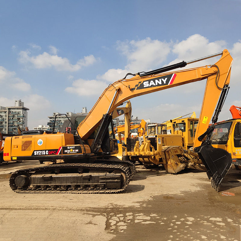 Sany SY215C 디거 발굴기 Yanmar 버킷 크롤러 전문용 발굴기