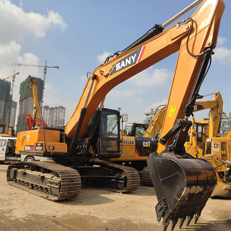 SANY SY215C 580/1600N.m 토크와 21900 KG 기계 무게와 21.5 톤 발굴기