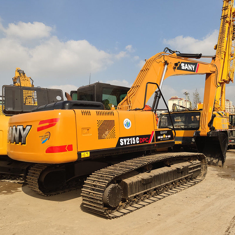 SANY SY215C 580/1600N.m 토크와 21900 KG 기계 무게와 21.5 톤 발굴기
