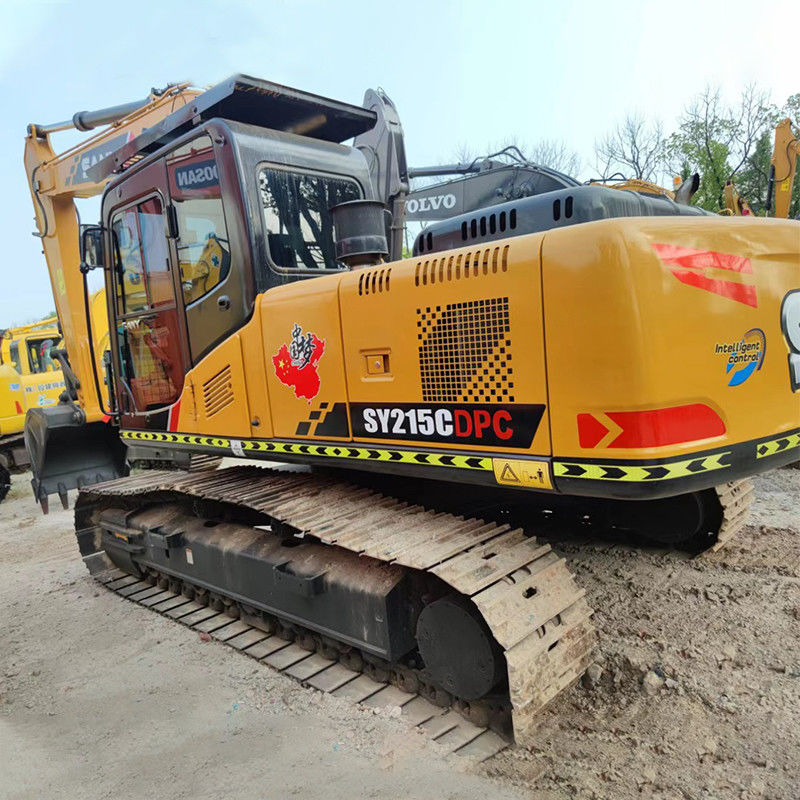 SANY SY215C 580/1600N.m 토크와 21900 KG 기계 무게와 21.5 톤 발굴기