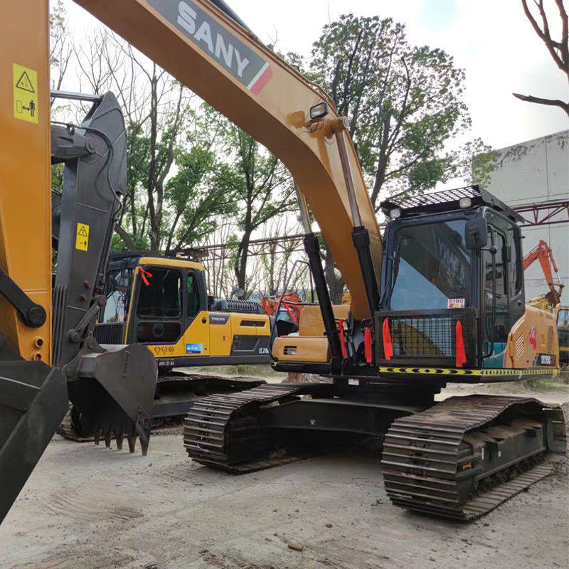 SANY SY215C 580/1600N.m 토크와 21900 KG 기계 무게와 21.5 톤 발굴기
