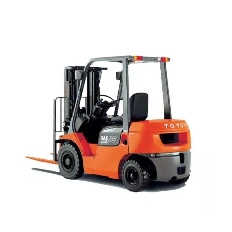 2WD 4WD 2 단계 마스트와 24V 포크리프트 회전 포크와 함께 3톤 토요타 사용 포크리프트