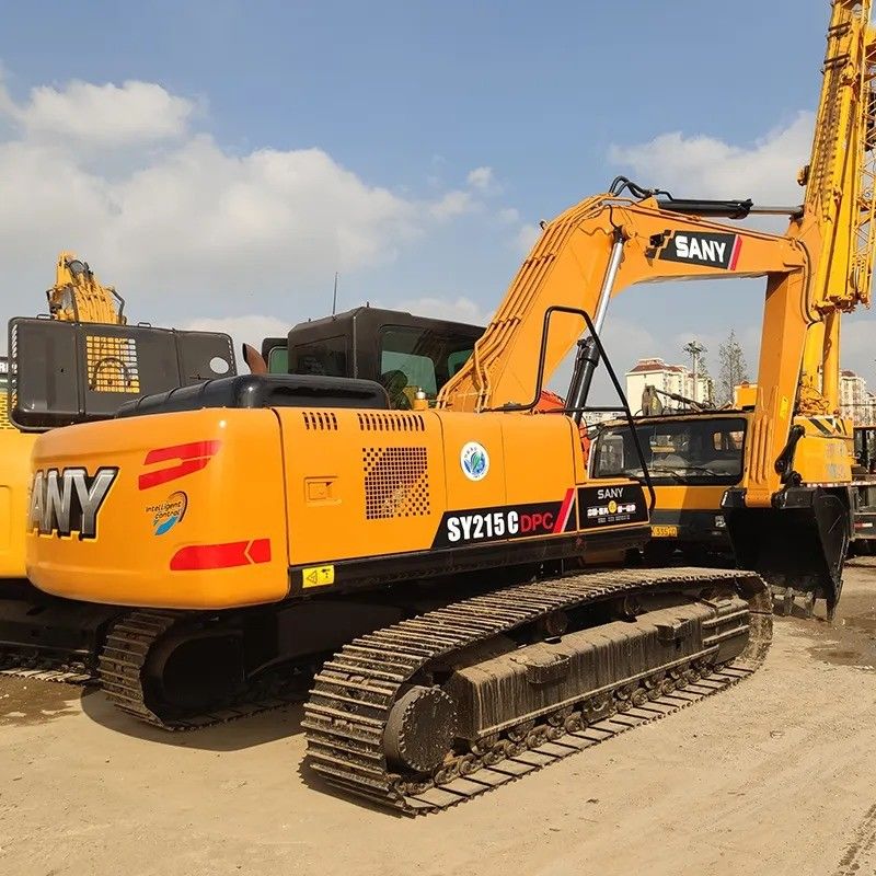 2017 Sany SY215c 크롤러 발굴기 4.9L 배량 21.5톤 상태