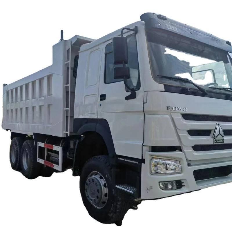 10 전진 셔트 번호 Sinotruk HOWO 371HP 건설 광산용 사용 된 덤프 트럭 6X4