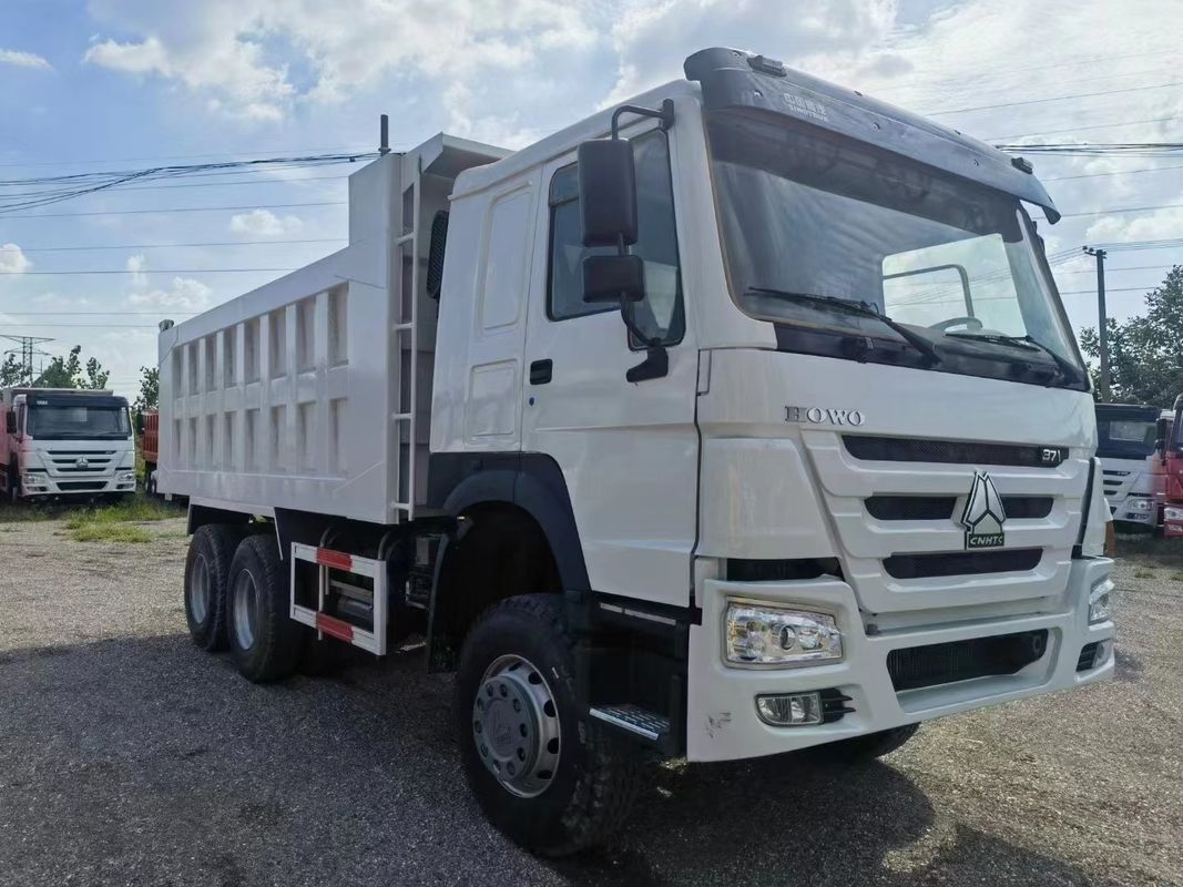 10 전진 셔트 번호 Sinotruk HOWO 371HP 건설 광산용 사용 된 덤프 트럭 6X4