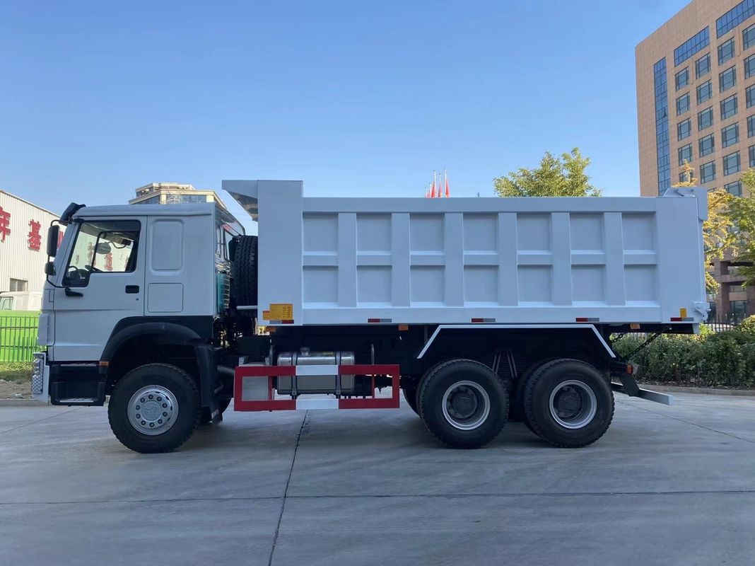 10 전진 셔트 번호 Sinotruk HOWO 371HP 건설 광산용 사용 된 덤프 트럭 6X4