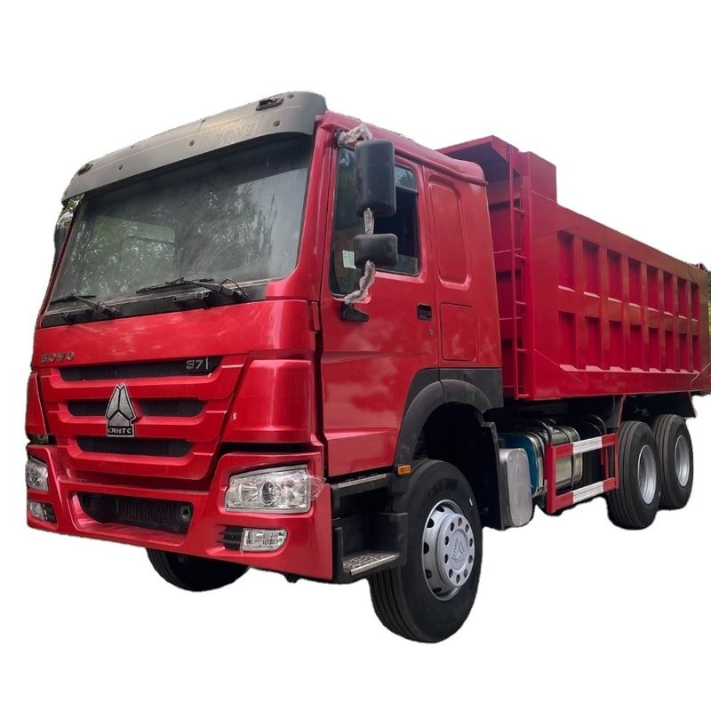 사용 된 HOWO 6 * 4 덤프 트럭 371HP 건설 광산 중량 트럭 6X4 티퍼 트럭