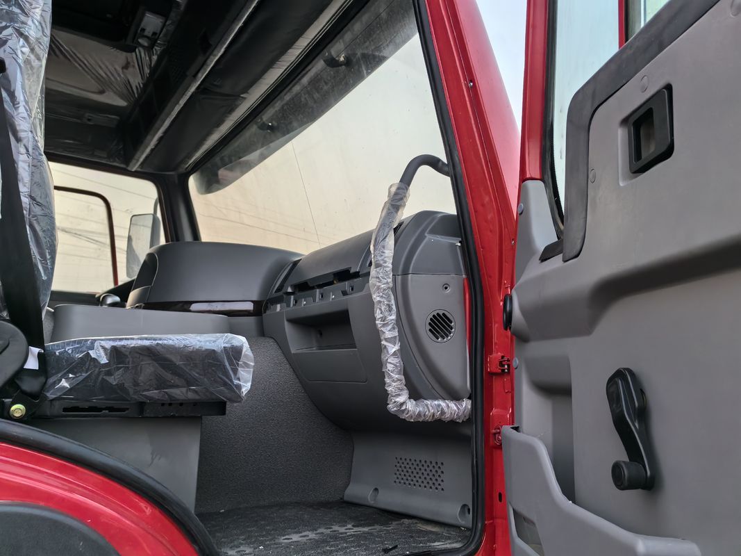 연료 371HP 사용 된 덤프 트럭 25tons Sinotruk HOWO 6 * 4 건설 광산용 팅퍼 트럭