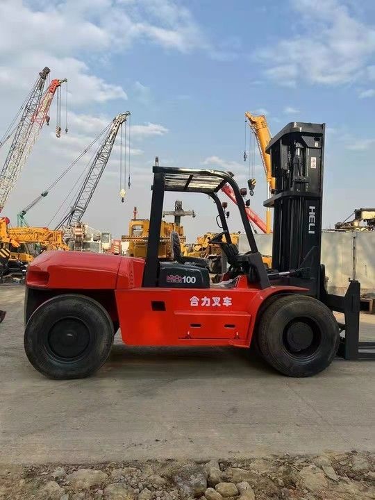 들어올림 도구 10 톤 디젤 포크리프트 3000mm-6000mm 들어올림 높이와 성능