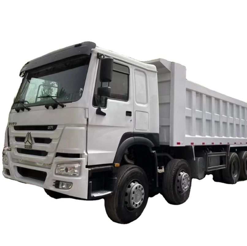 35tons 371HP Sinotruk HOWO 사용 된 덤프 트럭 8*4 건설 광산용 티퍼 트럭