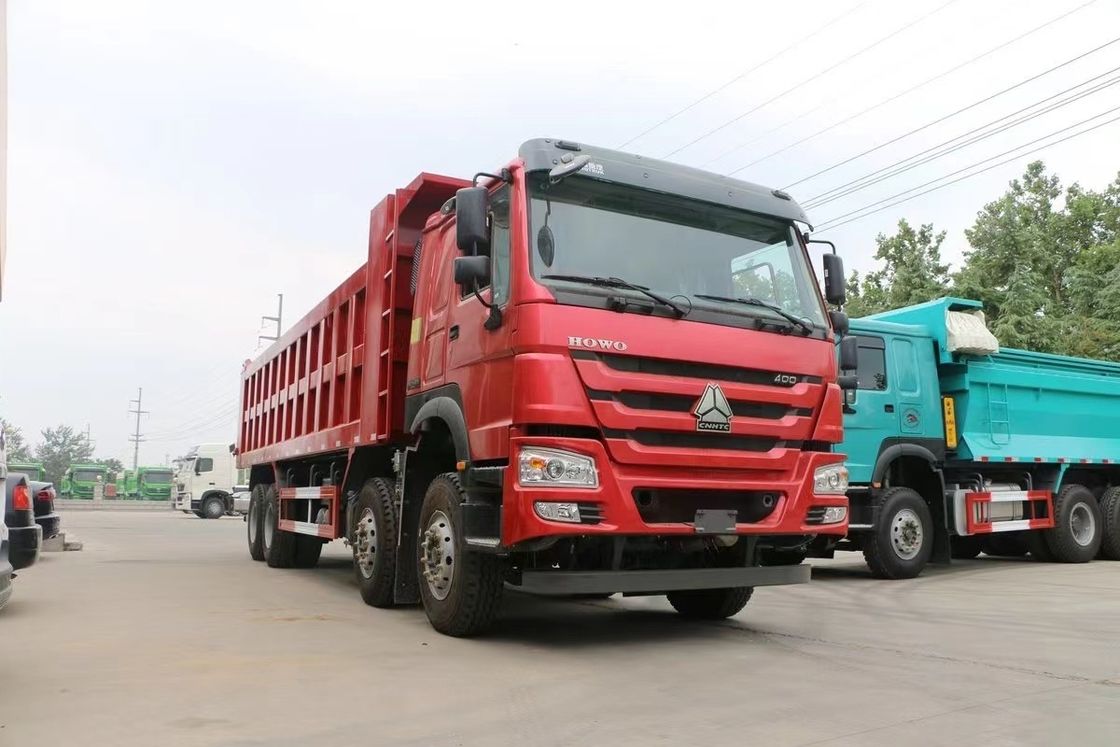 35tons 371HP Sinotruk HOWO 사용 된 덤프 트럭 8*4 건설 광산용 티퍼 트럭