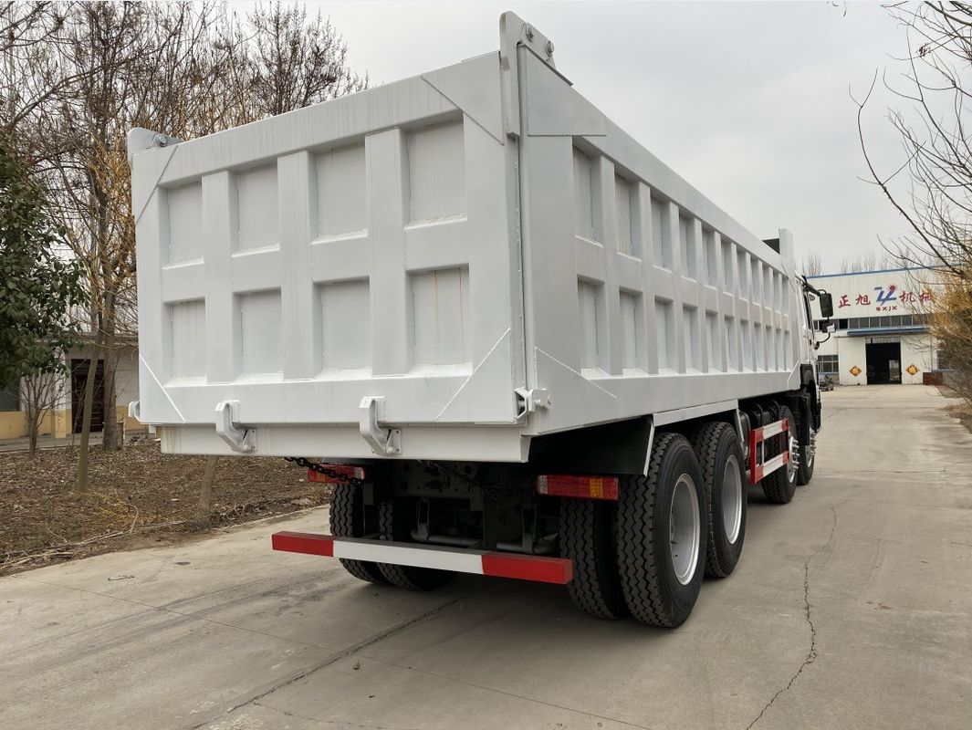 멀티미디어 시스템 없음 Sinotruk HOWO 371HP 건설 광산용 사용 된 덤프 트럭 8 * 4