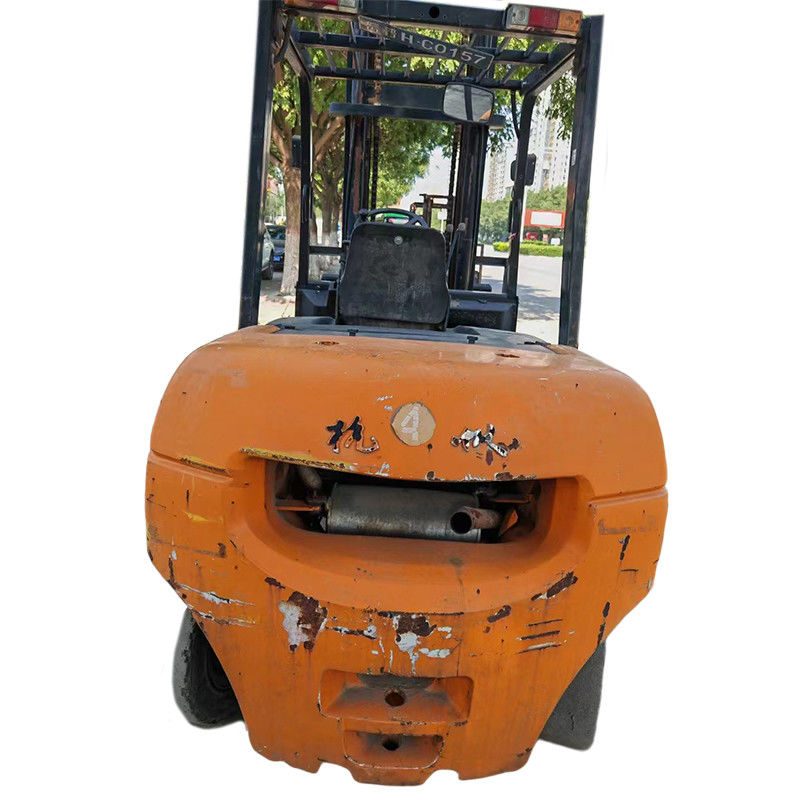 4.5톤 중고용 포크리프트 원색과 1355mm 너비