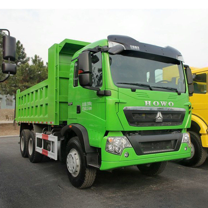 ABS 및 엔진 용량 8L 완전히 리모델링 된 371HP HOWO 운송용 덤프 트럭