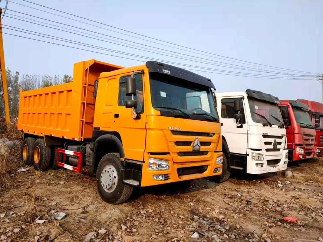 160hp 6x4 Howo 트럭 사용 된 틱퍼 HOWo 틱핑 덤퍼 트럭 중고 덤퍼 트럭