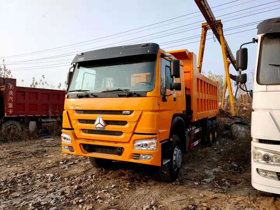160hp 6x4 Howo 트럭 사용 된 틱퍼 HOWo 틱핑 덤퍼 트럭 중고 덤퍼 트럭