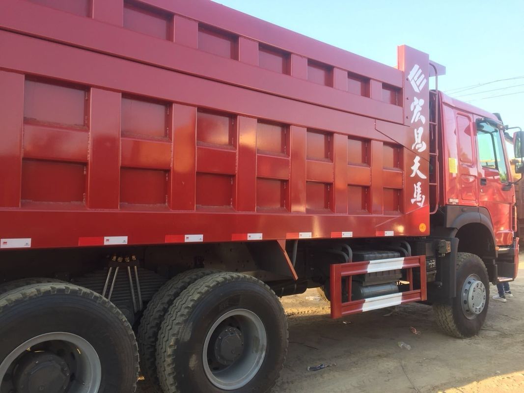 25-30T HOWO USED 6X4 DUMP TRUCK 앞쪽 리프팅 EURO II 371HP HW19710 SINOTRUCK HOWO