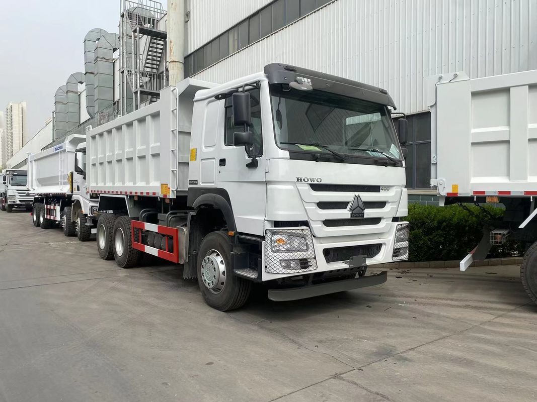 25-30t 7500*2450*3450mm 사용 된 Howo 트럭 Howo 덤프 트럭과 7500*2450*3450mm 크기