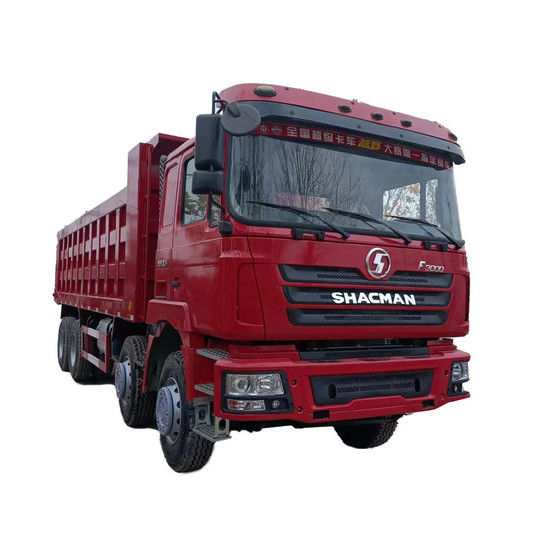 31T G.V.W 사용 된 샤크만 HOWO X3000 380HP 8 * 4 중량 덤프 트럭 템퍼 덤퍼