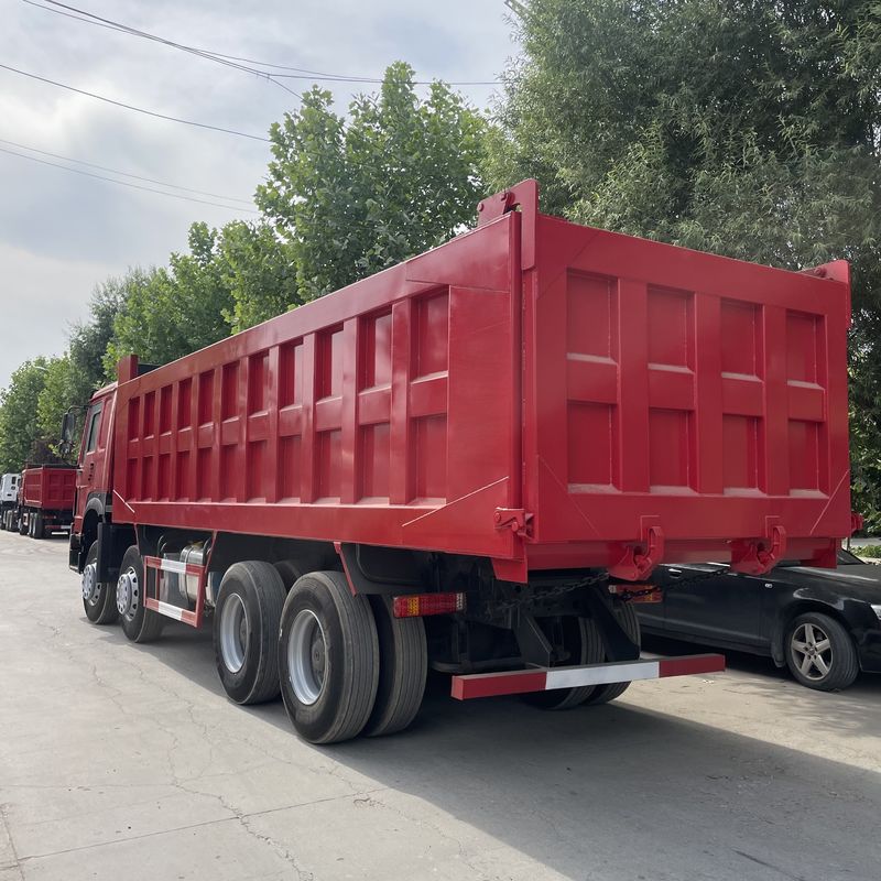 최대 토크 1500-2000Nm SINO TRUCK 사용 된 HOWO 8 * 4 중량 덤프 트럭 덤퍼 덤퍼
