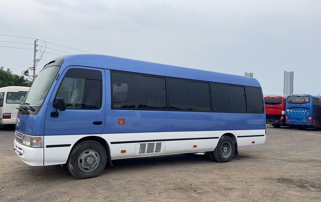 좌측 운전 수동 변속기 타입 토요타 코스터 버스 디젤 사용 버스 30석