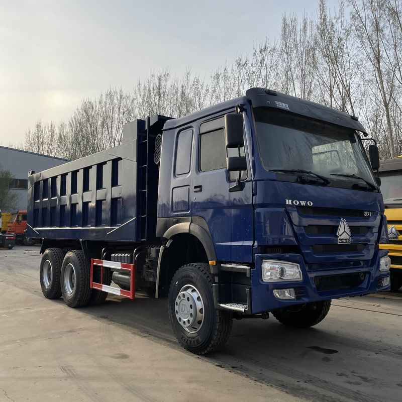 SINO TRUCK HOWO 371HP 6X4 중량 사용 된 덤프 트럭 10 1 PCS 타이어와 함께 티퍼 트럭