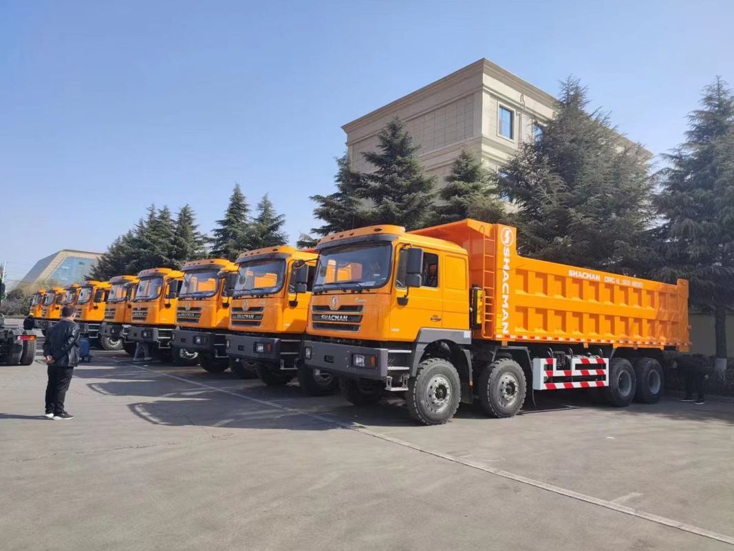 맥스 호스 파워 400ps 샤크만 HOWO 380HP 8 * 4 중량 덤프 트럭 틱퍼 트럭 덤퍼