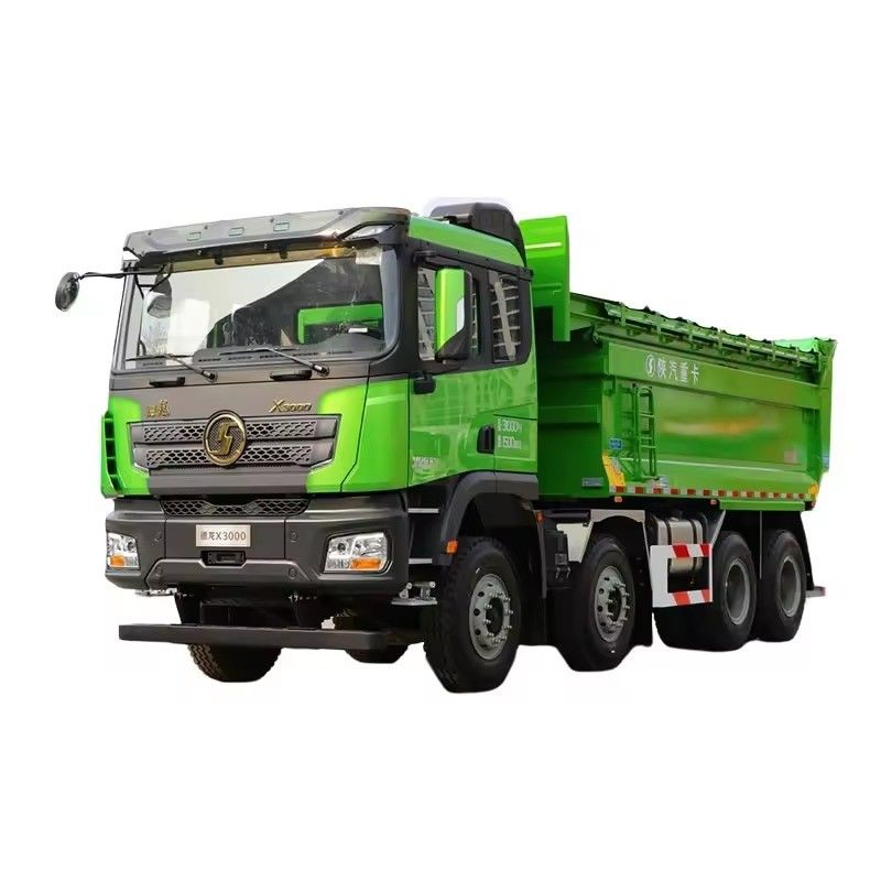 샤크맨 X3000 틱퍼 트럭 400hp 8*4 24m3 덤프 트럭 멀티미디어 시스템