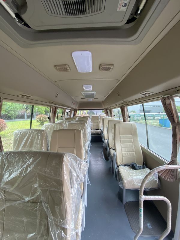 학교용 유로 3 코스터 코치 버스 최고 및 7005mm * 2040mm * 2860mm 크기