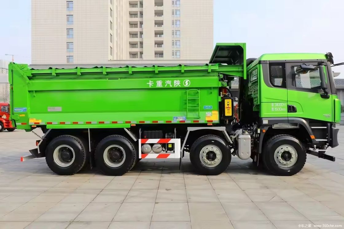 샤크맨 X3000 틱퍼 트럭 400hp 8*4 24m3 덤프 트럭 멀티미디어 시스템