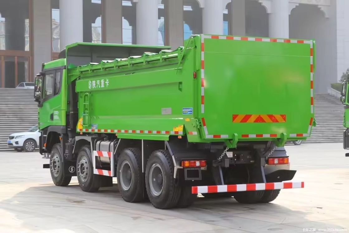 샤크맨 X3000 틱퍼 트럭 400hp 8*4 24m3 덤프 트럭 멀티미디어 시스템