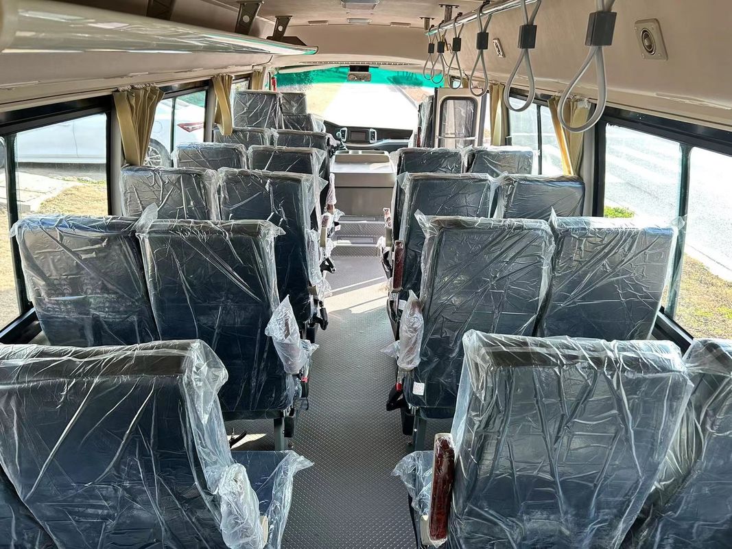 좌측 운전 23 좌석 관광 럭셔리 버스 디젤 연료 유형 중고용 토요타 코스터 버스