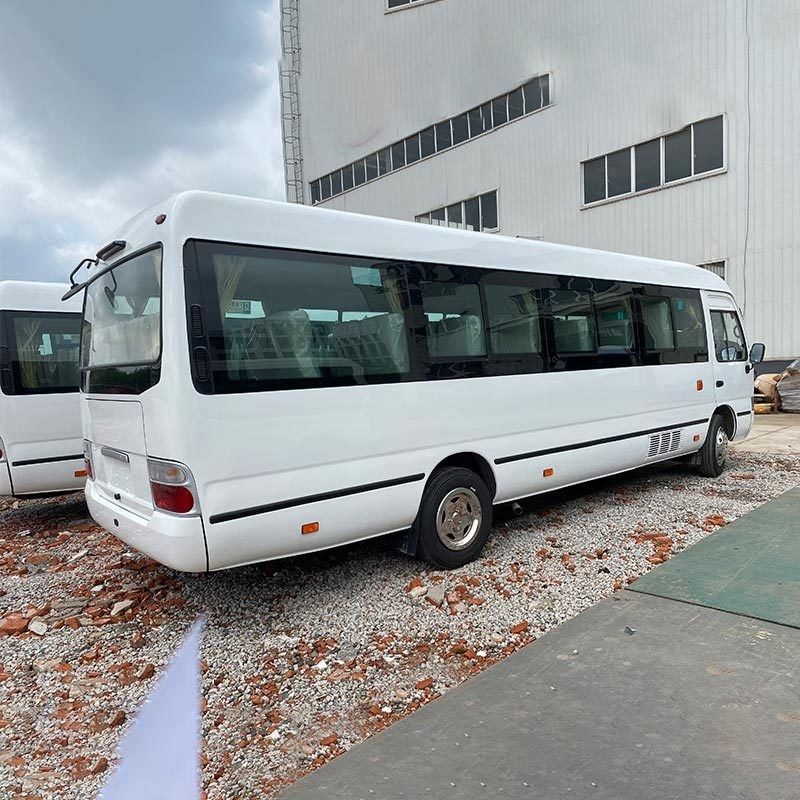 터보 충전 엔진 2022 2023년 30석 토요 타 코스터 버스 LHD RHD 사용