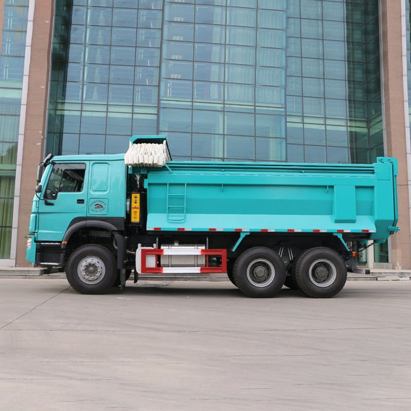 사용 된 380hp 6*4 5.4m HOWO 덤프 틱퍼 트럭 ESC가 없고 운전형 6x4