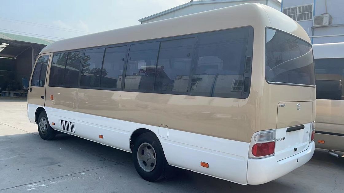 최고 전력 113/5200kw 유로 3 좌우 운전 디젤 29 좌석 사용 토요타 코스터 버스