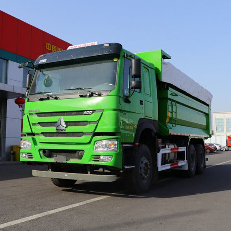 사용 된 Howo 6x4 Euro2 380hp 중량 화물 트럭