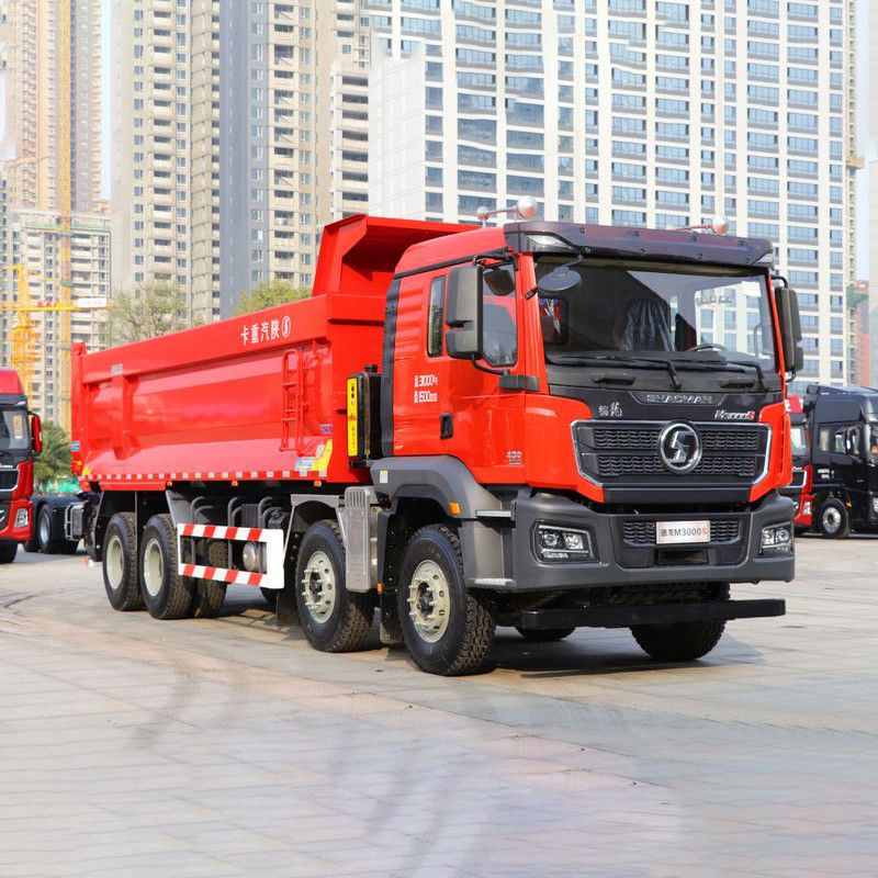350hp 8x4 6.8m Shacman 12 타이어와 유로 2 배출량 표준