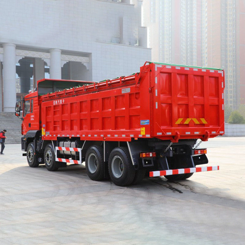 350hp 8x4 6.8m Shacman 12 타이어와 유로 2 배출량 표준