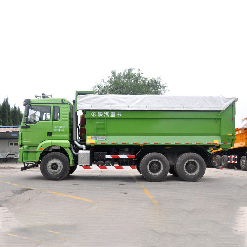 s WEICHAI 350hp 6x4 최대 토크 1500-2000Nm의 5.6m Shacman 덤프 티퍼 트럭