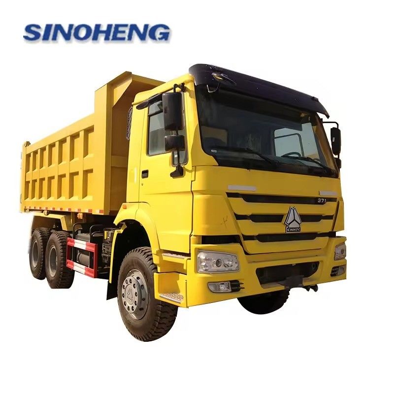 6X4 휠 드라이브 SINOTRUK 호우 광산 20톤 25톤 371hp 팅퍼 트럭 사용 된 덤프 트럭