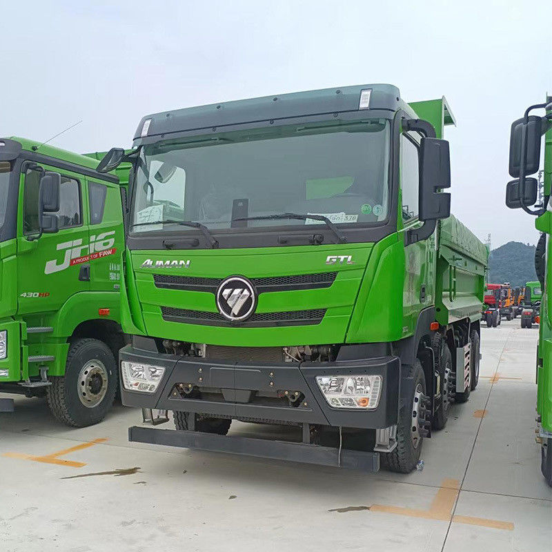 중고용 8x4 12 바퀴 430hp 포톤 덤프 트럭 12 전진 운전 디젤 틱퍼 트럭