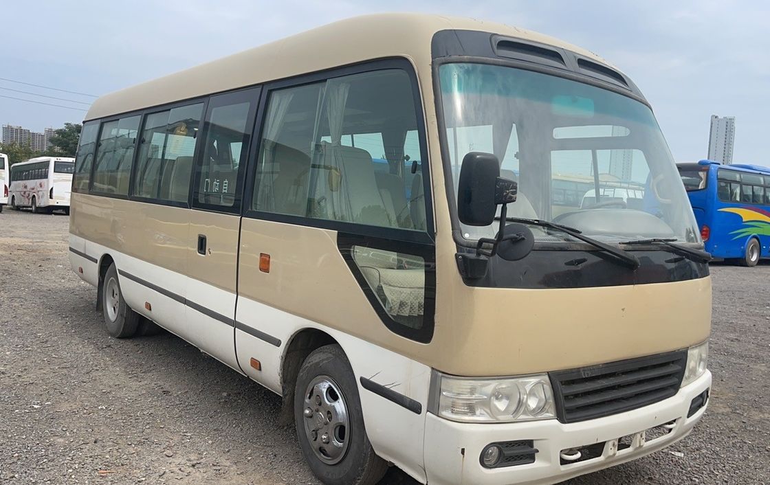 좋은 상태의 LHD 디젤 코스터 버스 2.4T 배량과 19 좌석 용량