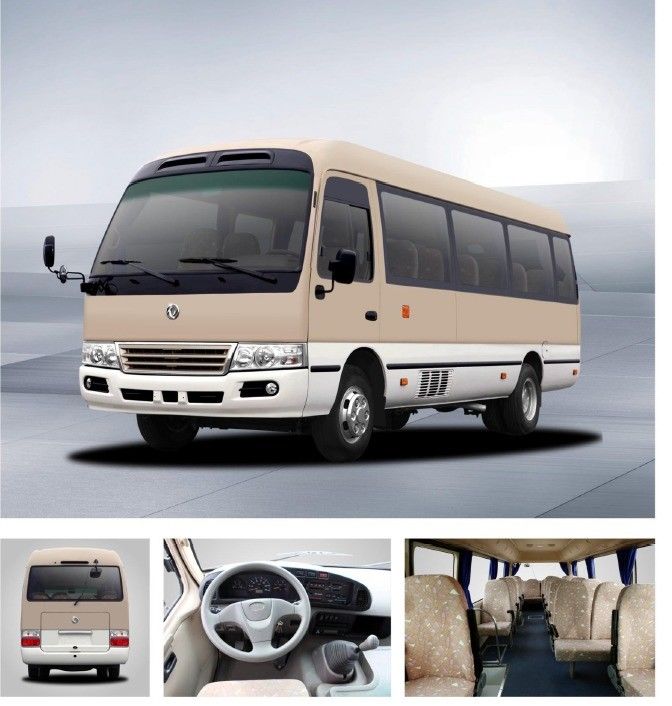 맥스 토크 340Nm/rpm 22 좌석 코스터 버스 7.7m 디젤 앞 엔진 왼쪽 핸드 드라이브 버스