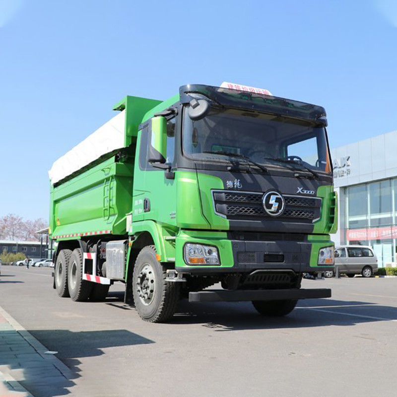 400hp 6x4 5.8m 샤크만 덤프 트럭 자동 창 엔진 용량 8L