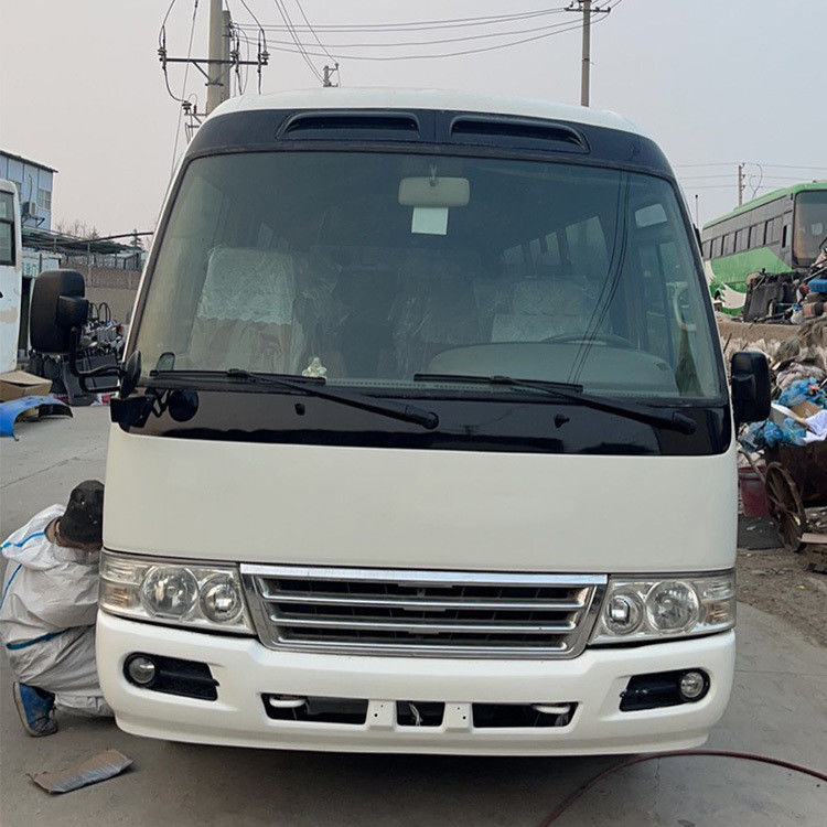 30 좌석 LHD 사용 된 코스터 버스 9.00R20 타이어 및 디젤 엔진 좋은 상태