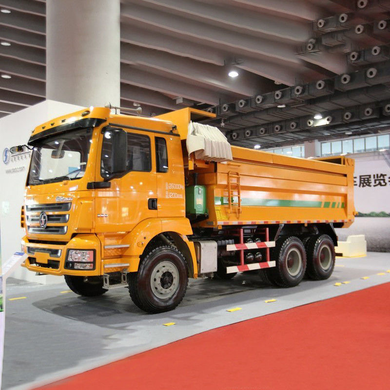 도시 건설 똥 운송 샤크만 M3000 290hp 유로 4 6x4 5.4m 사용 된 덤프 트럭