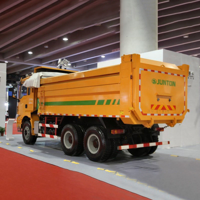 도시 건설 똥 운송 샤크만 M3000 290hp 유로 4 6x4 5.4m 사용 된 덤프 트럭